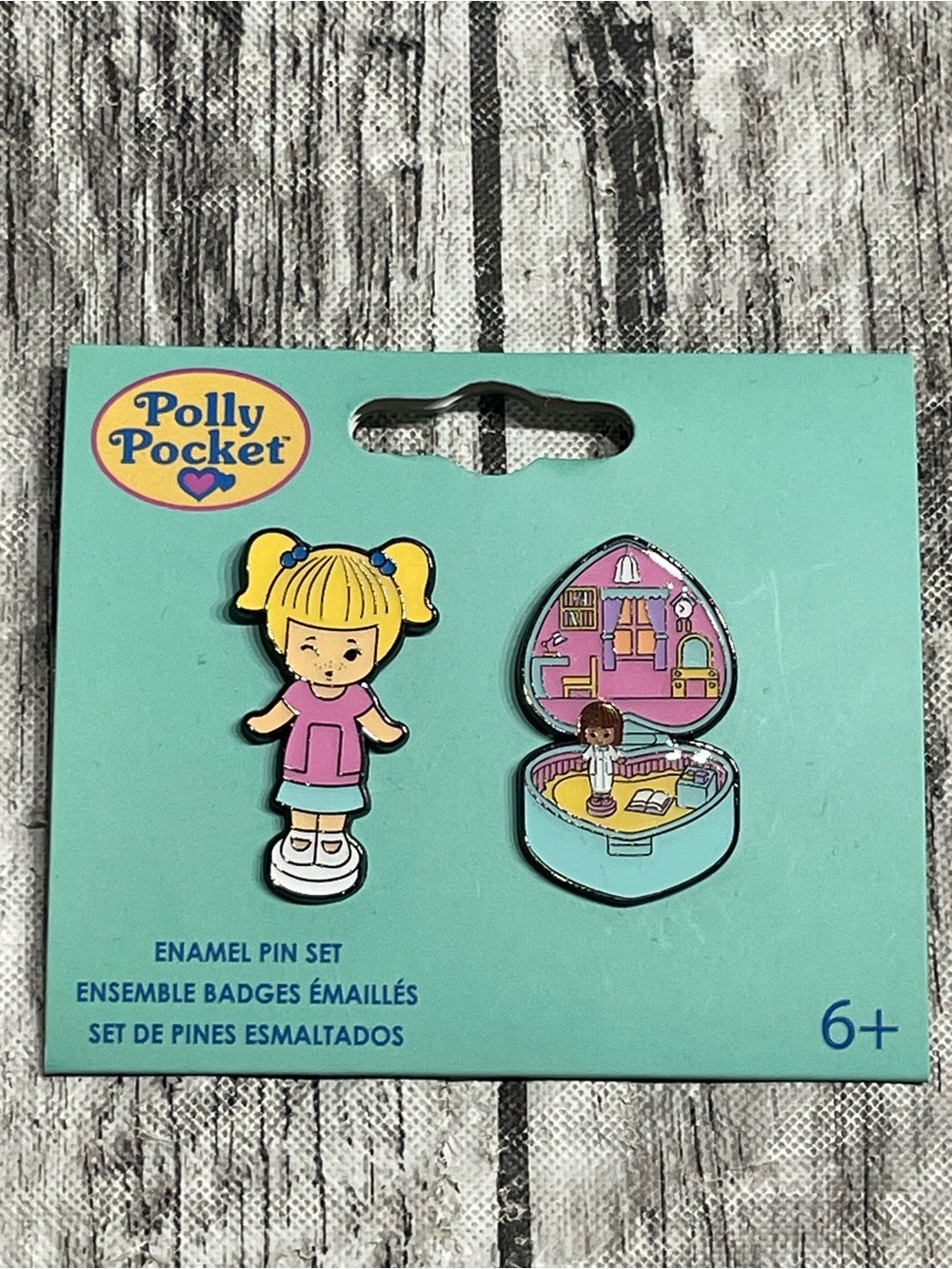 NEW Loungefly Polly Pocket Enamel Pin Set New